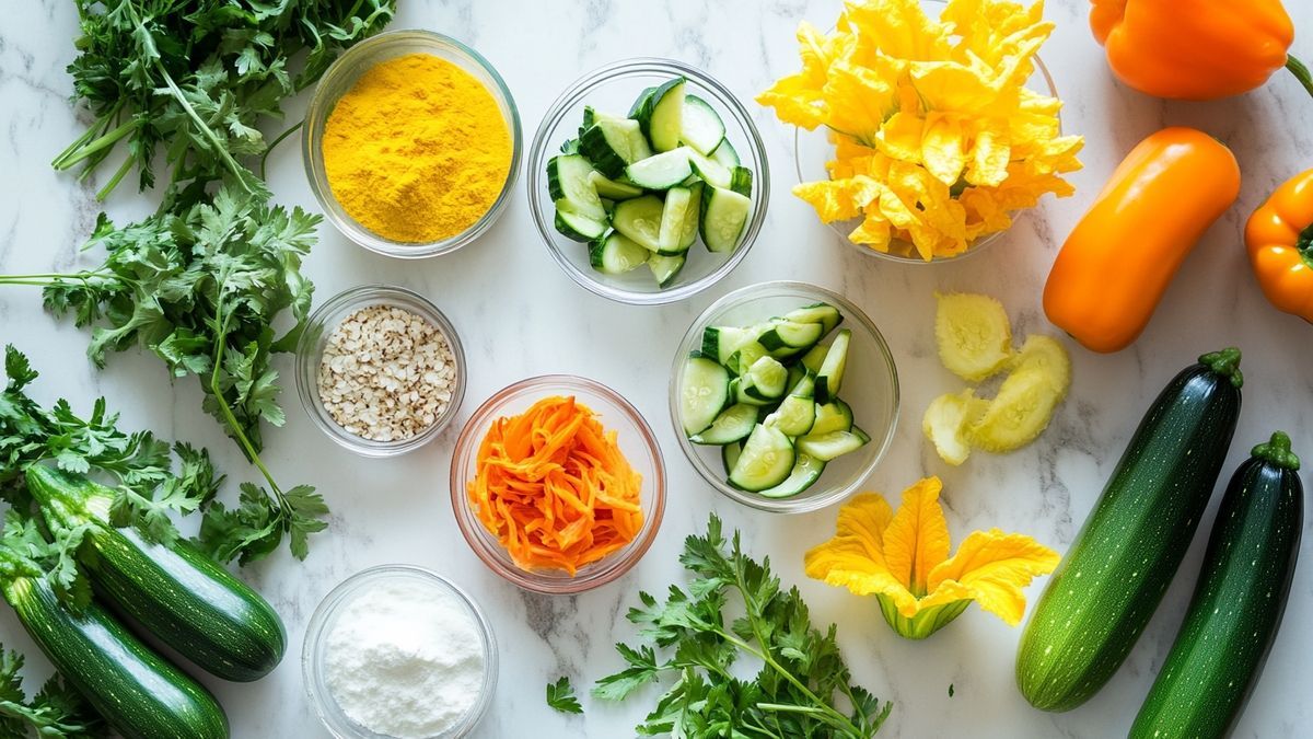 Beignets de fleurs de courgette à l'italienne : recette facile et délicieuse